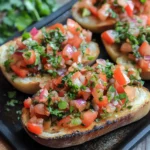 Molletes al Horno con Pico de Gallo