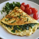 Omelette de Espinacas y Queso